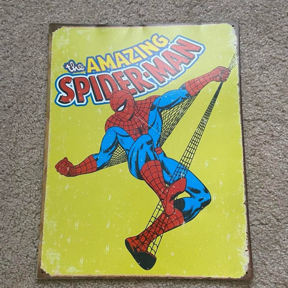 The Amazing Spider-Man Metal Sign